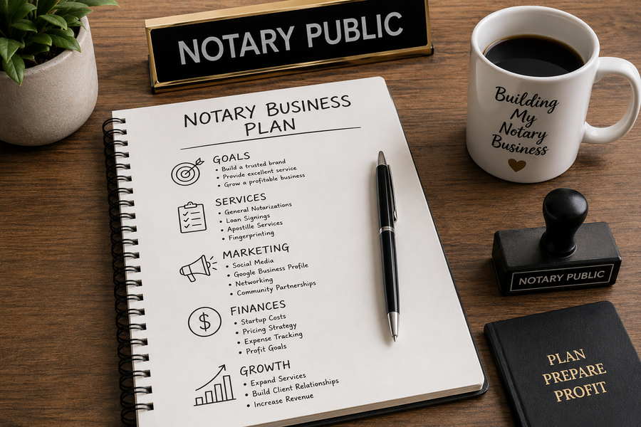 Why Every Notary Public Needs a Business Plan (Even If You're Just Starting)