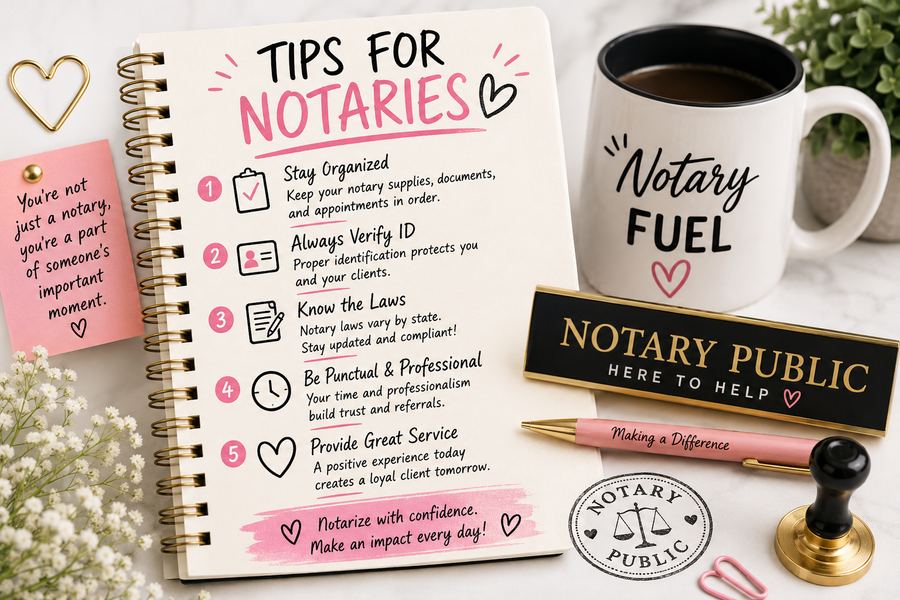 Mobile Notary Tips for Newbies