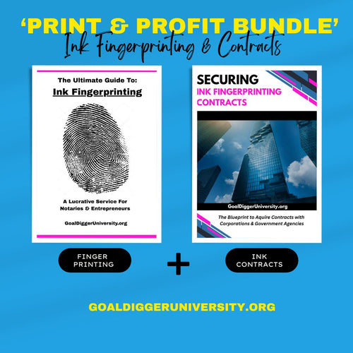 The Print & Profit Bundle: Ink Fingerprinting & Ink Contracts